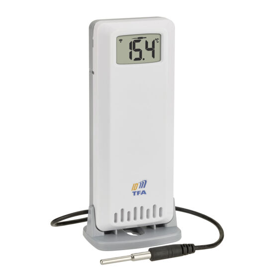 2-fach Temperatursender int. / ext. mit Kabelfühler ID-A3